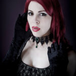 Bella Purple Gothic Ring by Dark Elegance Designs