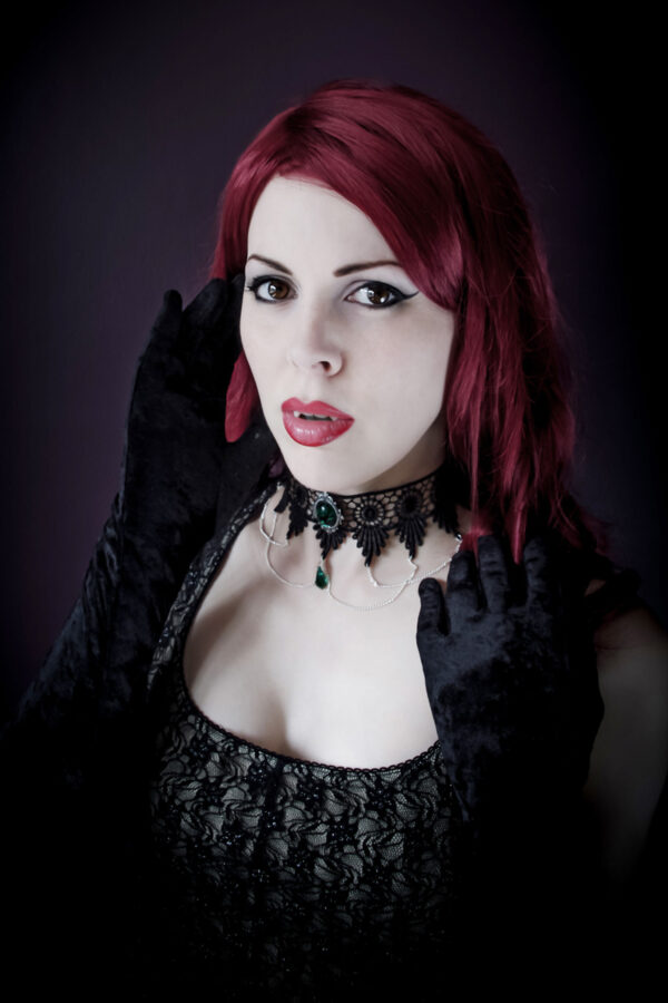 Bella Purple Gothic Ring by Dark Elegance Designs