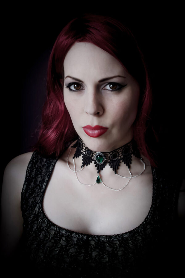 Bella Purple Gothic Ring by Dark Elegance Designs