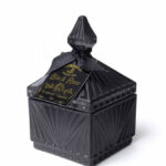 Black Rose Small Square Candle Glass Jar by Alchemy Gothic