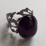 Bella Purple Gothic Ring by Dark Elegance Designs