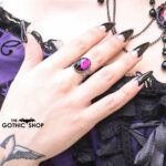 Bella Purple Gothic Ring by Dark Elegance Designs