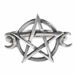 Goddess Pentagram Moon Ring by Alchemy Gothic
