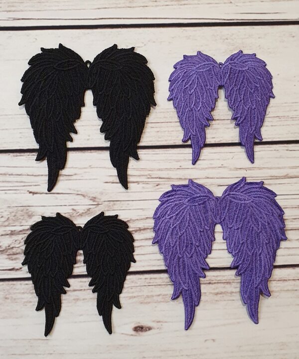 Angel Wings Lace Embroidered Gothic Hanging Decoration