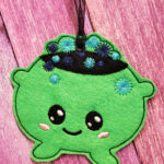 Kawaii Witch's Cauldron Halloween Hanging Decoration