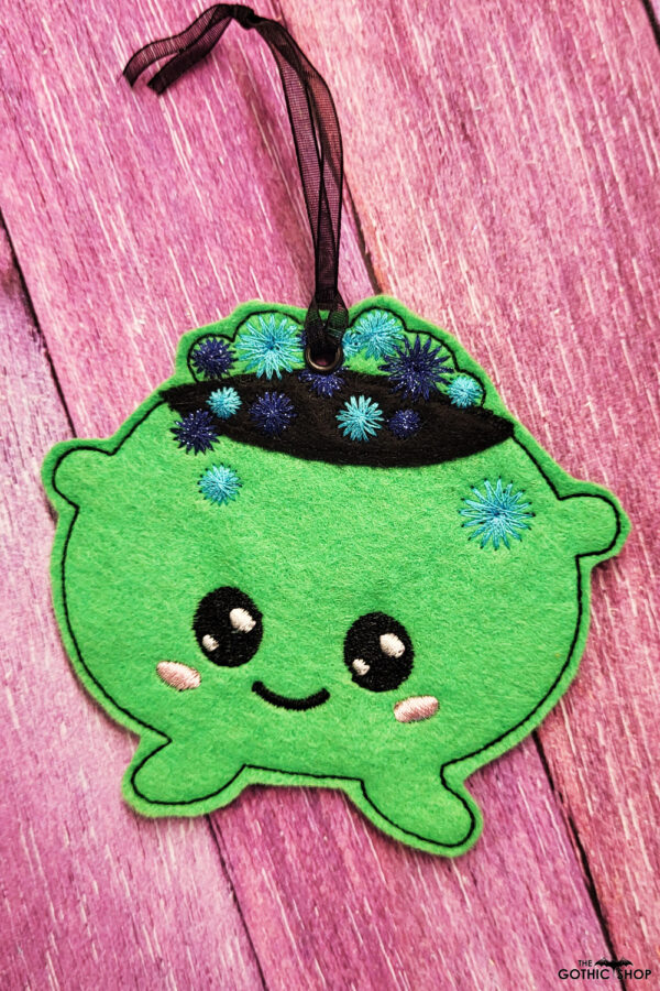 Kawaii Witch's Cauldron Halloween Hanging Decoration