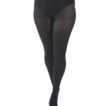 80 denier opaque black gothic tights