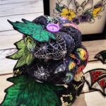 Fabric pumpkin stack for Halloween