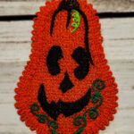 Pumpkin lace Halloween hanging decoration