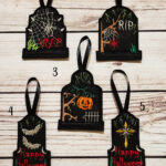 Tombstones Gothic Halloween hanging decorations