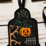 Pumpkin Tombstone Gothic Halloween hanging decorations