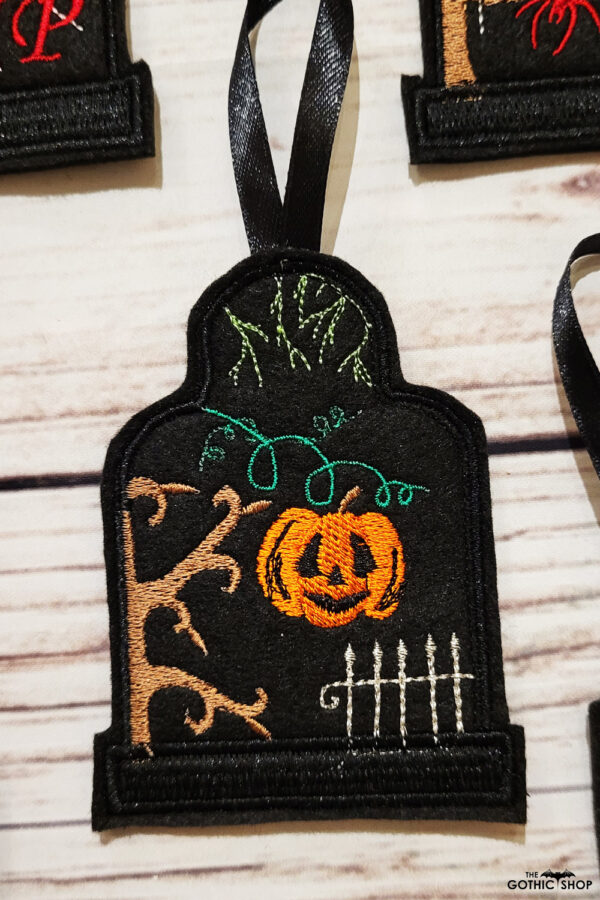 Pumpkin Tombstone Gothic Halloween hanging decorations