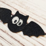 Lace gothic bat motif