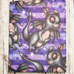 Vampire Dragon Gothic Print Faux Leather A5 Notepad Holder