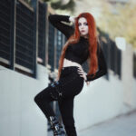 Eisley Top and Morrigan Trousers by Dark in Love Model: @lynette_drachenblut