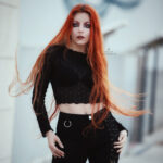 Eisley Top and Morrigan Trousers by Dark in Love Model: @lynette_drachenblut