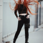 Eisley Top and Morrigan Trousers by Dark in Love Model: @lynette_drachenblut