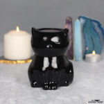 Black Cat Gothic Oil Burner