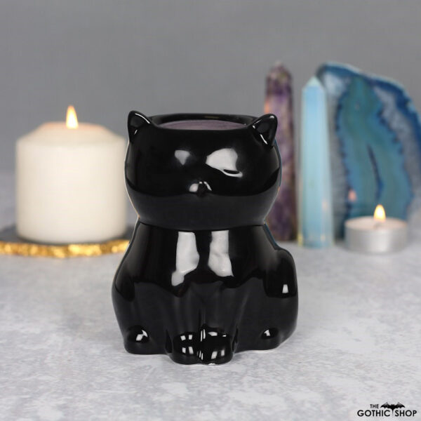 Black Cat Gothic Oil Burner