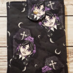 Wednesday Coffins Gothic Paperback SMALL Book Sleeve iPad Cover