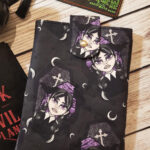 Wednesday Coffins Gothic Paperback SMALL Book Sleeve iPad Cover