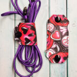 Valentines Pumpkin Cable Tidy Strap / Earphone Holder / Cord Keeper