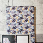 Moondance Grey Skull Death Moth A5 Notepad Holder