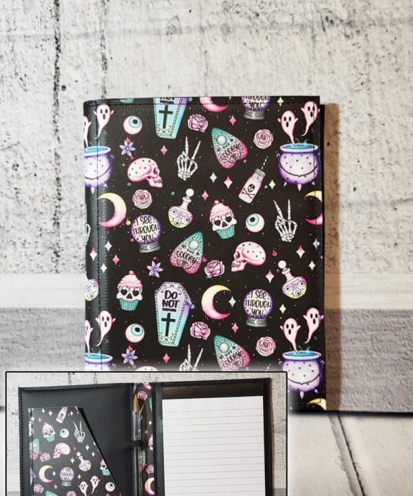 Moondance Spooky Magic A6 Gothic Print Small Notepad Holder
