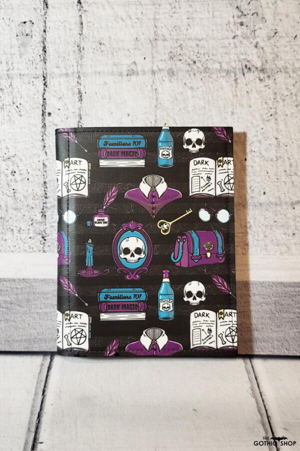 Moondance Nevermore Academy Moth A6 Gothic Print Small Notepad Holder