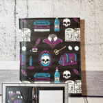 Moondance Nevermore Academy Moth A6 Gothic Print Small Notepad Holder