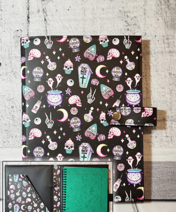 Moonsong Spooky Magic A5 Gothic Print Notebook Holder