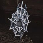 12423-Arachnophobia Enamel Pin-a