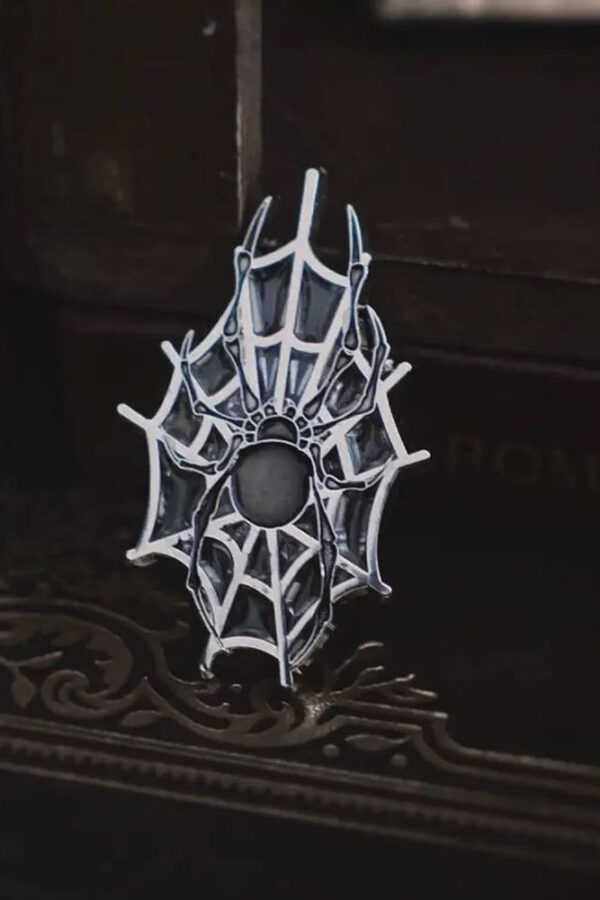 12423-Arachnophobia Enamel Pin-a