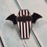 Beetlejuice Winged Coffin Enamel Pin