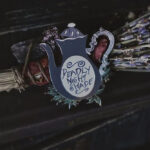 Deadly Night Shade Grey Teapot Enamel Pin