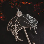 Nevermore Large Black Umbrella Enamel Pin