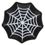 Spiderweb Black Ceramic Little Gothic Trinket Dish