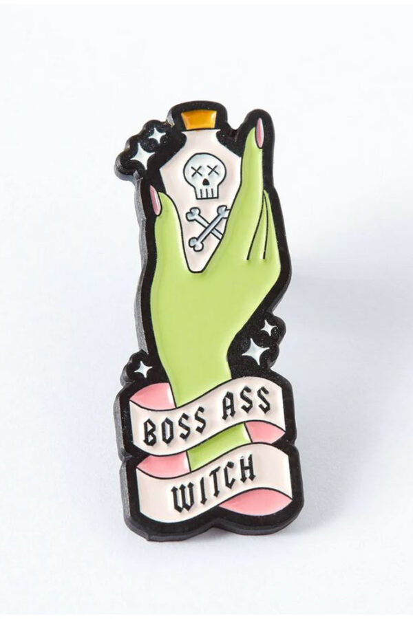 Boss Ass Witch Enamel Pin