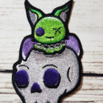 12481-bat-skull-Gothic-patch-072