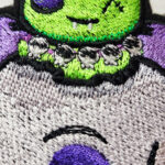 12481-bat-skull-Gothic-patch-073