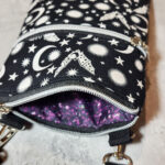 Phoebe White Luna Bats Little Gothic Bag for Mobile Phone