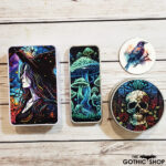 Gothic Print Keepsake Rectangular Tins and coaster