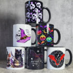 Gothic and witchy mugs