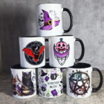 Gothic and witchy mugs
