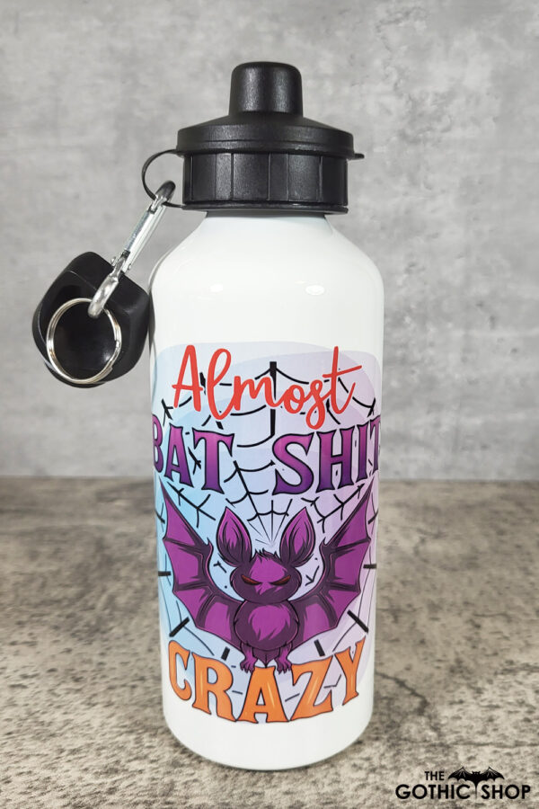 Almost Bat S*** Crazy 600ml Metal Sports Water Bottle