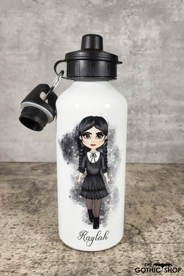 Personalised Customised Gothic Lolita Dress Girl 600ml Metal Water Bottle