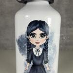 personalised customised gothic lolita dress girl 600ml metal water bottle