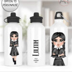 personalised willow customised gothic lolita dress girl 600ml metal water bottle