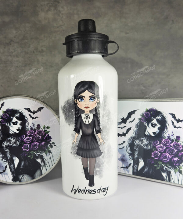 personalised willow customised gothic lolita dress girl 600ml metal water bottle