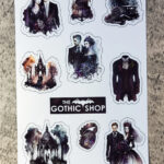 Gothic Wedding A5 Sheet of Gothic Glossy Stickers